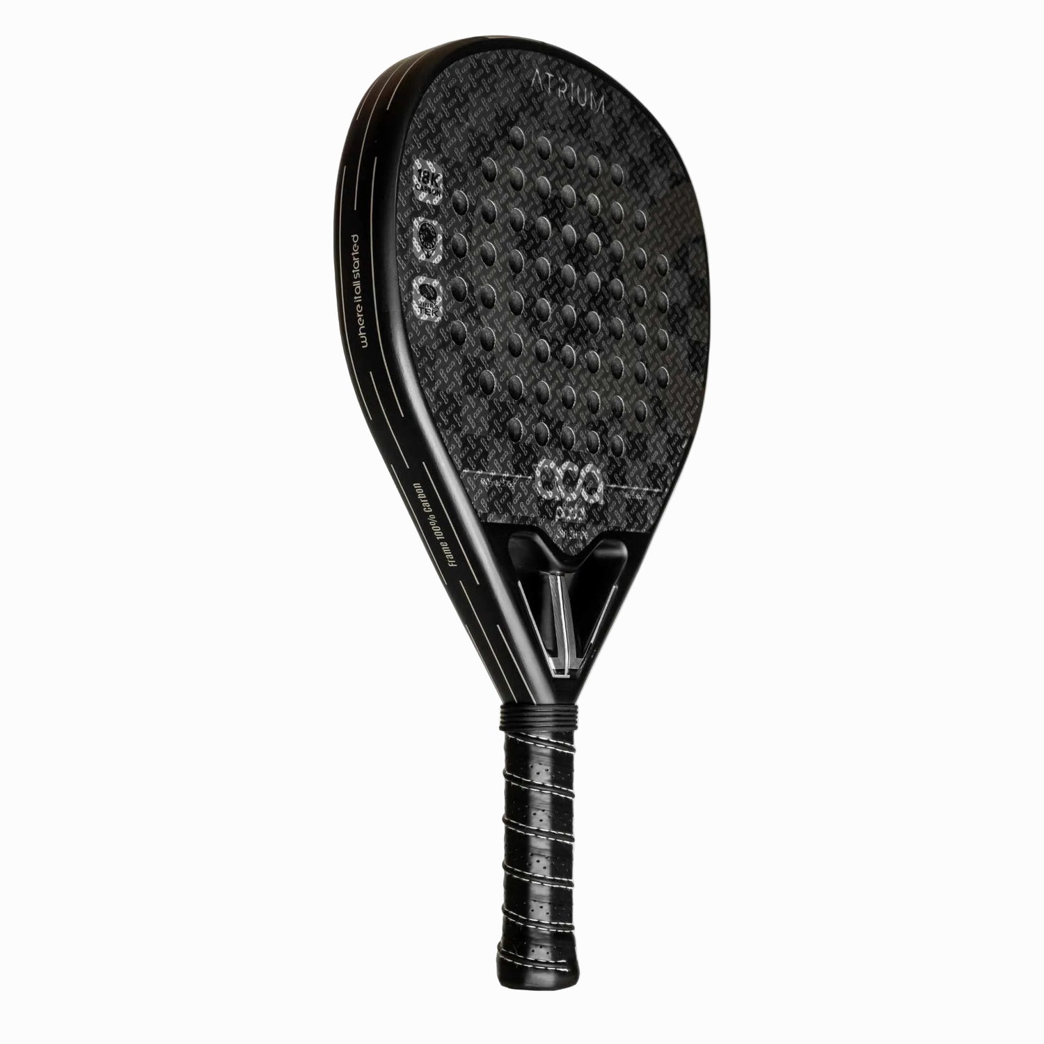 ACA - Padel Atrium, inklusive Detailansicht der 3D-Oberflächenstruktur für mehr Spin