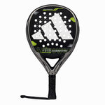 Frontansicht des Adidas Adipower Carbon CTRL Padelschlägers mit runder Kontroll-Form und Carbon Oberfläche.