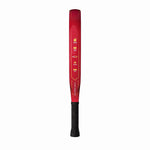 Stealth Padel Nemesis Seitenansicht mit Tech-Icons: 24K Xtreme Carbon, EVA PWR, Hyper Spin, Pro Line